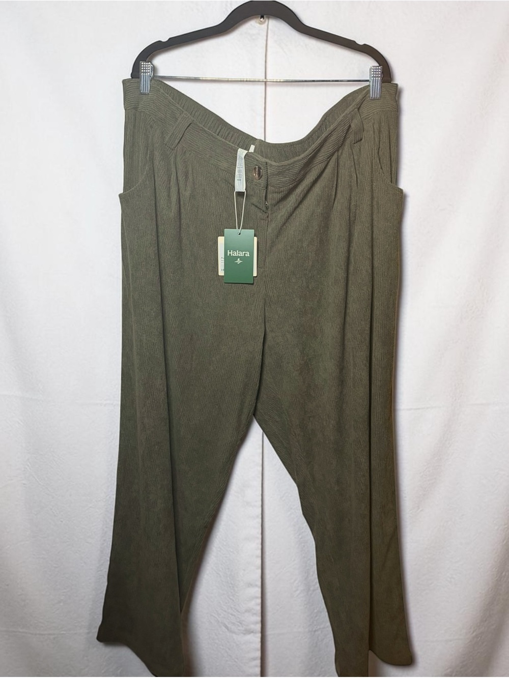 Halara Olive Green Relaxed Fit Pants